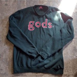 Amir James gods 7 Men's 3XL Pull Over Sweatshirt Made USA Green Embossed Logo